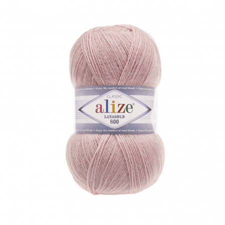 Farbe 161 powder - Alize Lanagold 800 - 100g