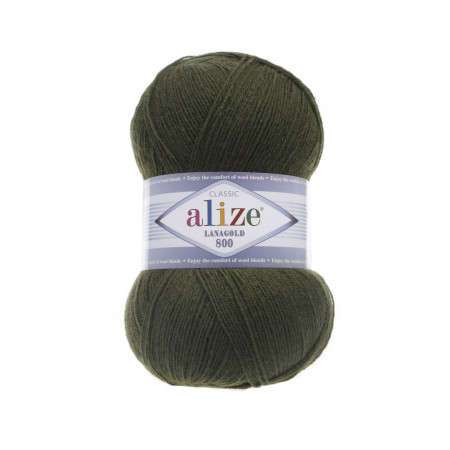 Farbe 29 dunkelgrün - Alize Lanagold 800 - 100g