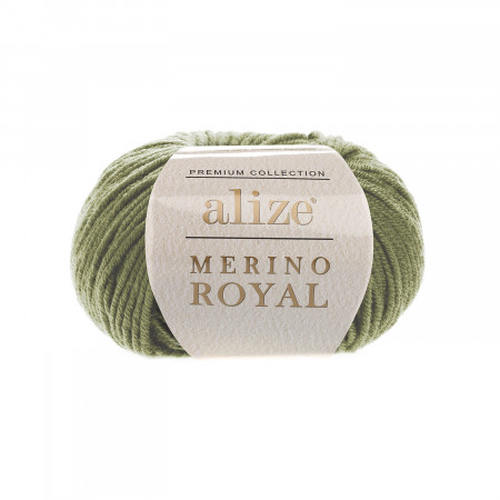 Farbe 485 grün  - Alize Merino Royal 50g - Premium Collection