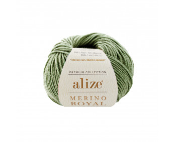 Farbe 192 jadegrün - Alize Merino Royal 50g - Premium Collection