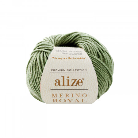 Farbe 192 jadegrün - Alize Merino Royal 50g - Premium Collection