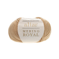 Farbe 256 beige - Alize Merino Royal 50g - Premium Collection
