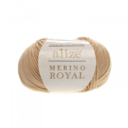 Farbe 256 beige - Alize Merino Royal 50g - Premium Collection