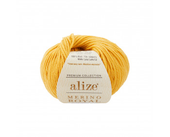 Farbe 02 senf - Alize Merino Royal 50g - Premium Collection