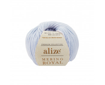 Farbe 480 hellblau - Alize Merino Royal 50g - Premium Collection