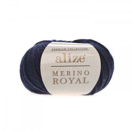 Farbe 58 navy - Alize Merino Royal 50g - Premium Collection