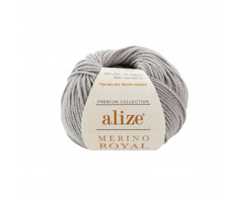 Farbe 762 hellgrau - Alize Merino Royal 50g - Premium Collection