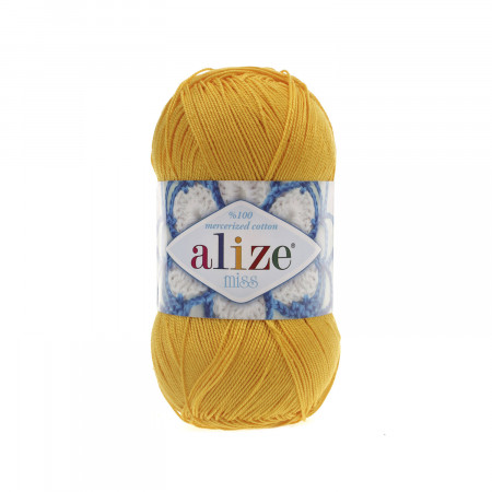 Farbe 216 gelb - ALIZE Miss 50g Baumwolle