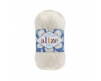Farbe 62 creme - ALIZE Miss 50g Baumwolle