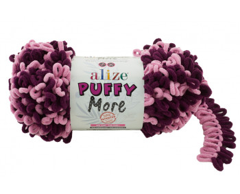 Farbe 6278 viola-altrosa - Alize Puffy MORE 150g