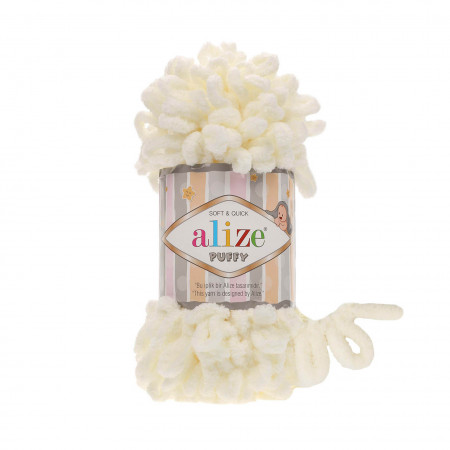 Farbe 62 cream - Alize Puffy 100g