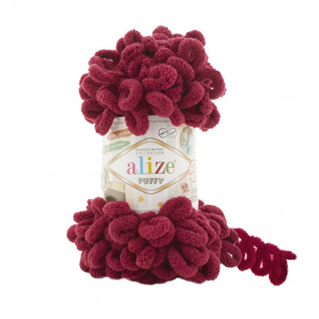 Farbe 107 bordo - Alize Puffy 100g