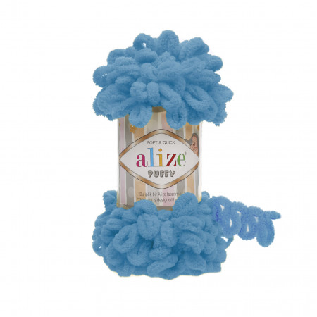 Farbe 16 türkisblau - Alize Puffy 100g