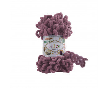 Farbe 28 darkrose - Alize Puffy 100g