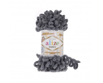 Farbe 87 mittelgrau - Alize Puffy 100g