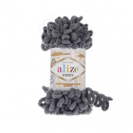 Farbe 87 mittelgrau - Alize Puffy 100g