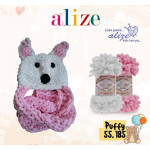 Farbe 55 weiß - Alize Puffy 100g