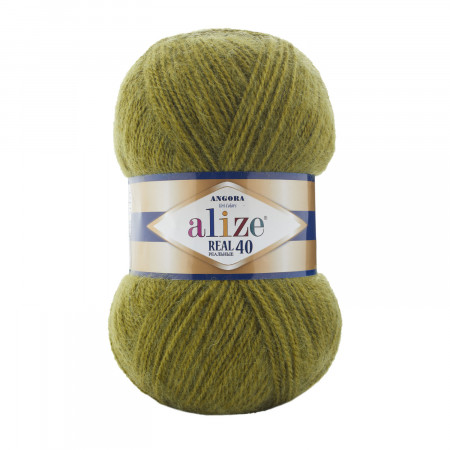 Farbe 758 olivgrün - Alize Real 40 Uni 100g