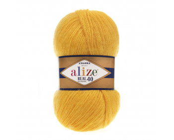 Farbe 216 gelb - Alize Real 40 Uni 100g