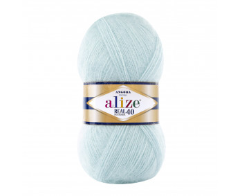 Farbe 522 aqua - Alize Real 40 Uni 100g