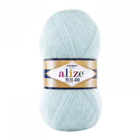 Farbe 522 aqua - Alize Real 40 Uni 100g