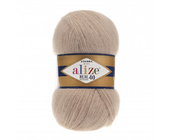 Farbe 05 beige - Alize Real 40 Uni 100g