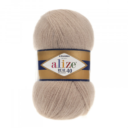 Farbe 05 beige - Alize Real 40 Uni 100g