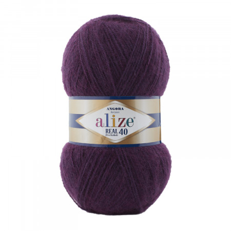 Farbe 784 plaume - Alize Real 40 Uni 100g