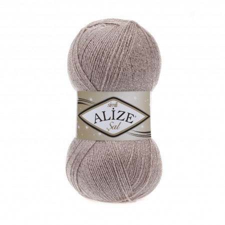 Farbe 541 nerz - ALIZE Sal Sim mit Glitzer 100g