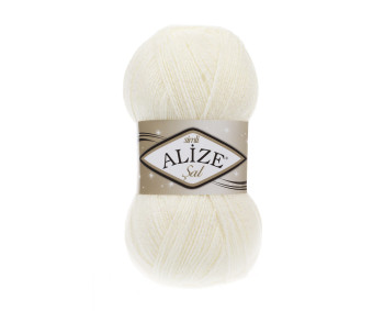Farbe 62 cream - ALIZE Sal Sim mit Glitzer 100g