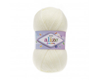 Farbe 01 cream - ALIZE Sekerim Baby Uni 100g