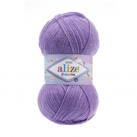 Farbe 247 violett - ALIZE Sekerim Baby Uni 100g