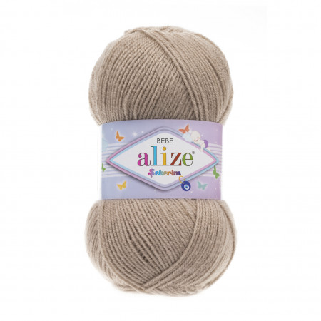 Farbe 256 beige - ALIZE Sekerim Baby Uni 100g