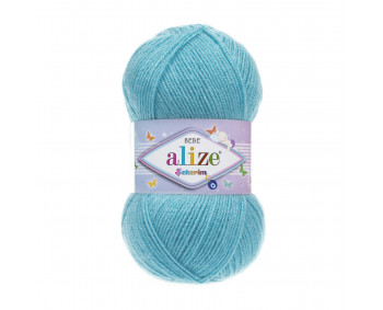 Farbe 287 türkis - ALIZE Sekerim Baby Uni 100g