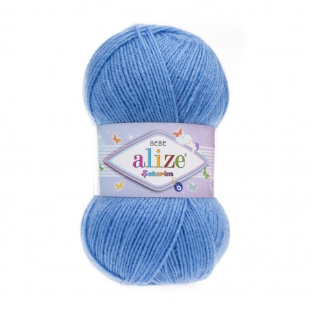 Farbe 289 blau - ALIZE Sekerim Baby Uni 100g