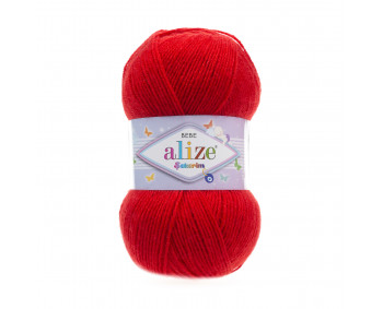 Farbe 56 rot - ALIZE Sekerim Baby Uni 100g