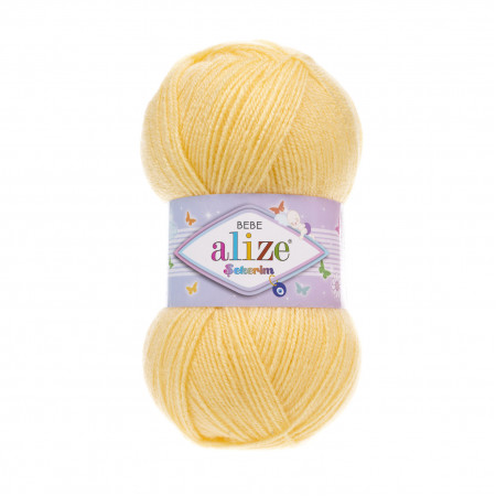 Farbe 187 helles gelb - ALIZE Sekerim Baby Uni 100g