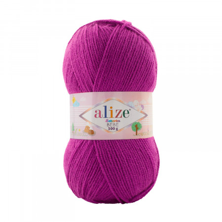 Farbe 130 fuchsia - ALIZE Sekerim Baby Uni 100g