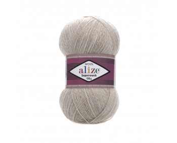 !Farbe 152 beige melange - Alize Superwash100 Sockenwolle 100g