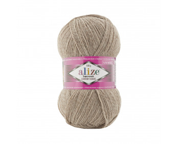 !Farbe 207 taupe - Alize Superwash100 Sockenwolle 100g