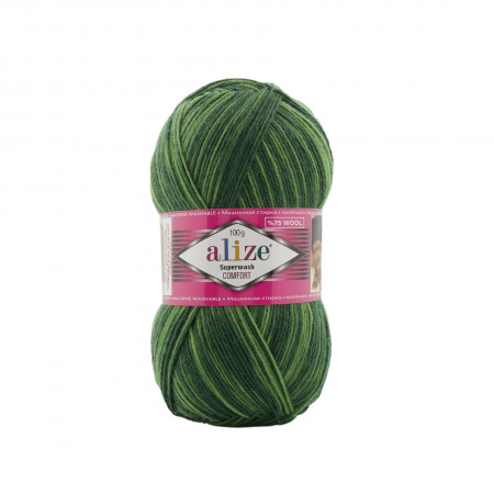 Farbe 8034 - Alize Superwash100 Sockenwolle 100g