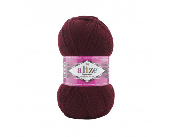 !Farbe 578 weinrot - Alize Superwash100 Sockenwolle 100g
