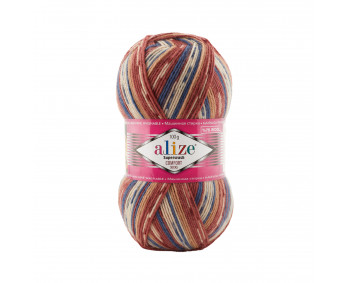 Farbe 7841 - Alize Superwash100 Sockenwolle 100g