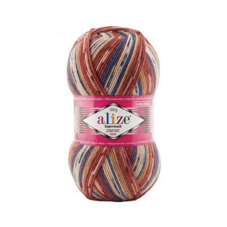 Farbe 7841 - Alize Superwash100 Sockenwolle 100g