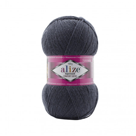 !Farbe 872 blaugrau - Alize Superwash100 Sockenwolle 100g