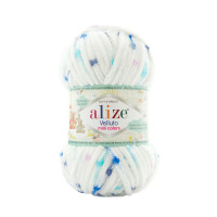 Farbe 8117 - Alize Velluto Mini Colors 100g - Chenille Garn