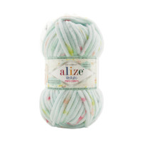Farbe 8118 - Alize Velluto Mini Colors 100g - Chenille Garn