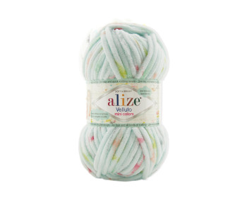 Farbe 8118 - Alize Velluto Mini Colors 100g - Chenille Garn