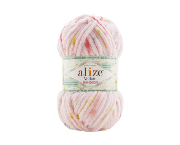Farbe 8119 - Alize Velluto Mini Colors 100g - Chenille Garn