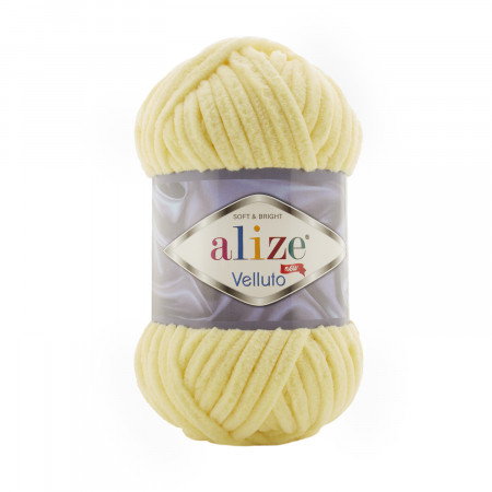 Farbe 13 vanille - Alize Velluto 100g - Chenille Garn